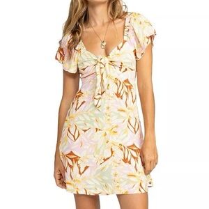 NWT Roxy Oceanview Printed Mini Dress